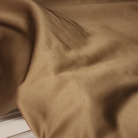 OLIVE GREEN SZ 16 FORMAL GOWN, STRAPLESS - Picture 2 of 8